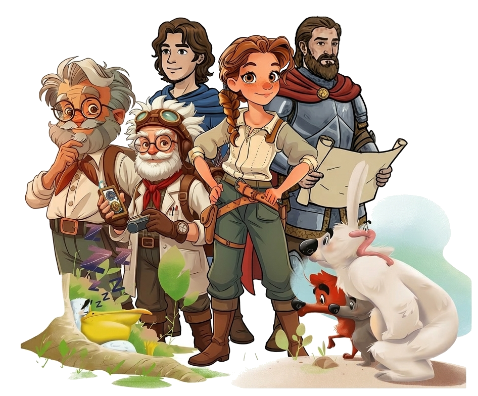 Une famille d'explorateurs Questor